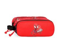 Marvel Go Spidey Estuche Doble Rojo 23x9x7 cms Poliéster