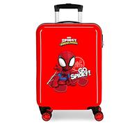 Marvel Go Spidey Maleta de cabina Rojo 38x55x20 cms Rígida ABS Cierre de combinación lateral 34L 2 kgs 4 Ruedas dobles Equipaje de Mano