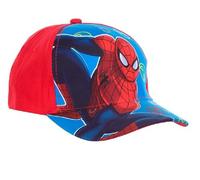 Marvel Gorra oficial de Spiderman de Disney, para niños de 2 a 6 años, 54 cm (edad 4/6), color rojo, rojo, 4-8 Años