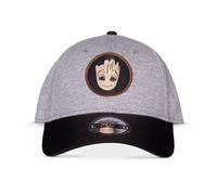 Marvel groot-gorra ajustable béisbol, gris, m unisex adulto