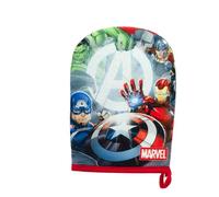 Marvel - Guante de Ducha Capitán América - Ducha Infantil Divertida - Limpieza Suave y Divertida - Accesorio Oficial Marvel - Cuidado Piel Sensible - Regalo Original para el baño.