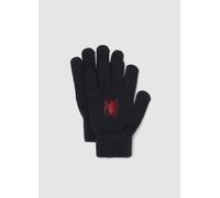 MARVEL, Guantes De Punto Acrílico Azul, Niño, Negro, Talla: L