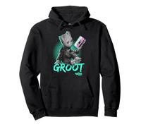 Marvel Guardianes de la galaxia Neon Retro Baby Groot Sudadera con Capucha