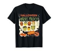 Marvel Halloween Retro Vintage Super Hero Masks Camiseta