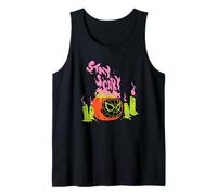 Marvel Halloween Spider-Man Stay Scary Spooky Cauldron Camiseta sin Mangas