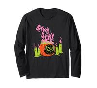 Marvel Halloween Spider-Man Stay Scary Spooky Cauldron Manga Larga