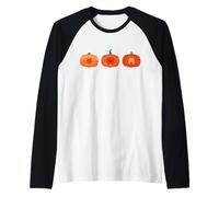 Marvel Halloween Spider-Man Trio Pumpkin Characters Lineup Camiseta Manga Raglan