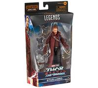 Marvel Hasbro F1409 Legends Series Thor: Love and Thunder - Figura de Star-Lord de 15 cm - 2 Accesorios y 1 Pieza de Figura para armar