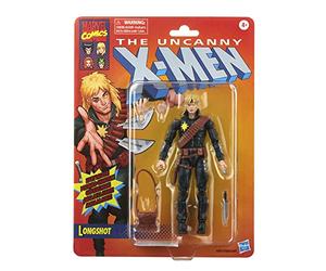 Marvel Hasbro Gaming F3977 Legends Series - Longshot de X-Men - Figura clásica de 15 cm - 4 Accesorios
