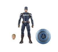 Marvel Hasbro Legends Series, Capitán América de 15 cm del Capitán América: The Winter Soldier, Figuras Legends