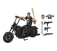 Marvel Hasbro Legends Series Figura de accin coleccionable de 6 pulgadas The Punisher Juguete y motocicleta Diseo premium y 7 accesorios