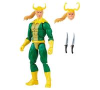 Marvel Hasbro Legends Series - Figura de Loki de 15 cm - En Embalaje Retro, con 3 Accesorios (F5883)