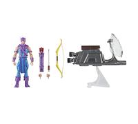 Marvel Hasbro Legends Series - Hawkeye con vehículo Sky-Cycle - 60.º Aniversario de Vengadores - Figura Coleccionable de 15 cm