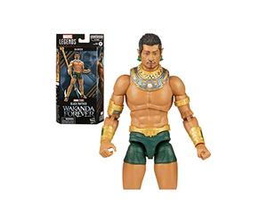 Marvel Hasbro Legends Series - Nero Panther Wakanda Forever - Figura de Namor de 15 cm - 3 Accesorios, 1 Pieza para Construir Figura - Universo Cinematográfico de, F3673