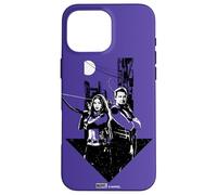 Marvel Hawkeye Clint Barton y Kate Bishop Purple Carcasa para iPhone 16 Pro MAX