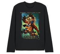 Marvel Heavy Metal Wolverine Versus Sabretooth - Camiseta Unisex de Manga Larga, Color Negro, Talla XL
