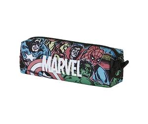 Marvel Heroes-Estuche Portatodo Cuadrado FAN 2.0, Multicolor, 21 x 8 cm
