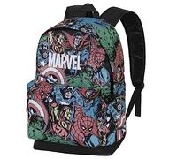 Marvel Heroes-Mochila HS FAN 2.0, Multicolor, 30 x 41 cm, Capacidad 22 L