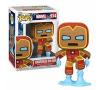 Funko Pop! Marvel: Gingerbread Iron Man | Merchandising Oficial - Figura de Vinilo Coleccionable para Decoración - Regalo Friki de Cumpleaños