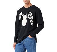 Marvel Hombre Avengers Venom Emblem Camisa Manga Larga Not Applicable, Negro (Black Blk), X-Large