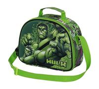 Marvel Hulk Destroyer-Bolsa Portamerienda 3D, Verde, 25.5 x 20 cm