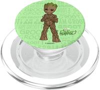 Marvel I Am Groot Super Cute Seedling Superhero Poster PopSockets PopGrip para MagSafe