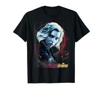 Marvel Infinity War Black Widow Geo Portrait Camiseta