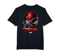 Marvel Infinity War Spider-Man Game Face Graphic Camiseta Camiseta, Hombre Tallas Grandes, Negro, 5X Alto