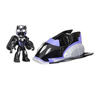 Marvel Iron Man and His Awesome Friends, Black Panther Plane, Figura de acción y vehículo de Juguete