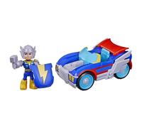 Marvel Comics – Figura de acción y vehículo – Iron Man Thor Thunder Roadracer