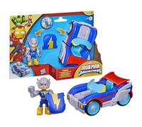 Marvel Iron Man and His Awesome Friends Thor Thunder Roadracer, Figura de acción y vehículo de Juguete