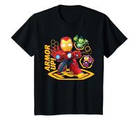 Marvel Iron Man and His Awesome Friends Tony & Team Armor Up Camiseta