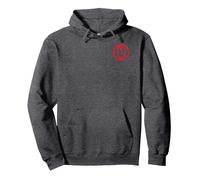 Marvel Iron Man Red Dropped Tonal Face Emblem Sudadera con Capucha, Unisex para Adultos, Jaspeado Oscuro, M