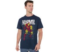 Marvel Iron Man Repeat Camiseta Hombre (Pack de 1)