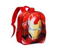 Marvel Iron Man Stark-Mochila 3D Pequeña, Multicolor, 26 x 31 cm, Capacidad 8.5 L
