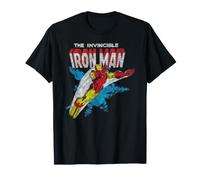 Marvel Iron Man The Invincible Iron Man Classic Art Vintage Camiseta