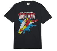 Marvel Iron Man The Invincible Iron Man Classic Art Vintage Comfort Colors Adult Heavyweight T-Shirt