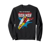 Marvel Iron Man The Invincible Iron Man Classic Art Vintage Sudadera