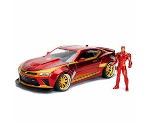 Marvel Ironman 2016 Chevy Camaro SS - Coche Fundido a Escala 1:24