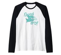 Marvel Jeff The Land Shark Good Boy! Snacky Bone Fetch Camiseta Manga Raglan