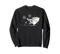 Marvel Jeff The Land Shark Holiday Ice Skating Christmas Sudadera