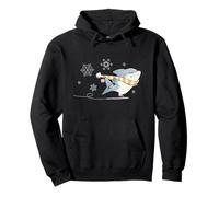 Marvel Jeff The Land Shark Holiday Ice Skating Christmas Sudadera con Capucha
