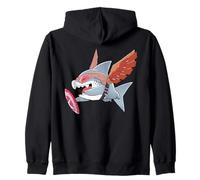 Marvel Jeff The Land Shark in Captain America Costume Sudadera con Capucha