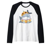 Marvel Jeff The Land Shark in Halloween Pumpkin Costume Camiseta Manga Raglan