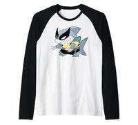 Marvel Jeff The Land Shark in Wolverine X-Men Costume Camiseta Manga Raglan