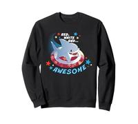Marvel Jeff The Land Shark Red White and Awesome Americana Sudadera