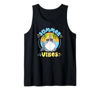 Marvel Jeff The Land Shark Summer Vibes Beach Vacation Camiseta sin Mangas