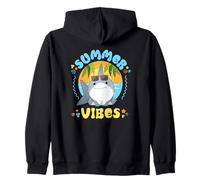 Marvel Jeff The Land Shark Summer Vibes Beach Vacation Sudadera con Capucha