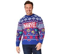 Marvel Jersey Navideño Hombre, Suéter de Navidad - Regalos para Hombre y Adolescentes