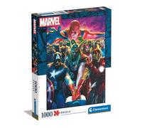 Marvel Jigsaw Puzzle Hereos Unite (1000 Pezzi) Clementoni